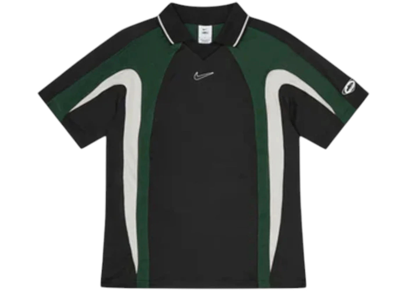 Nike x Corteiz NRG Jersey Black/Forest Green - vue secondaire A
