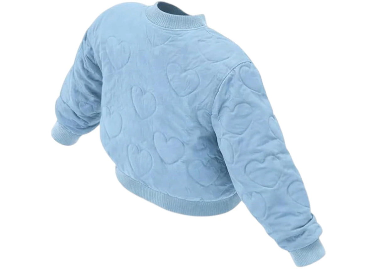 Nike x Drake Certified Lover Boy Bomber Jacket Blue - vue secondaire B