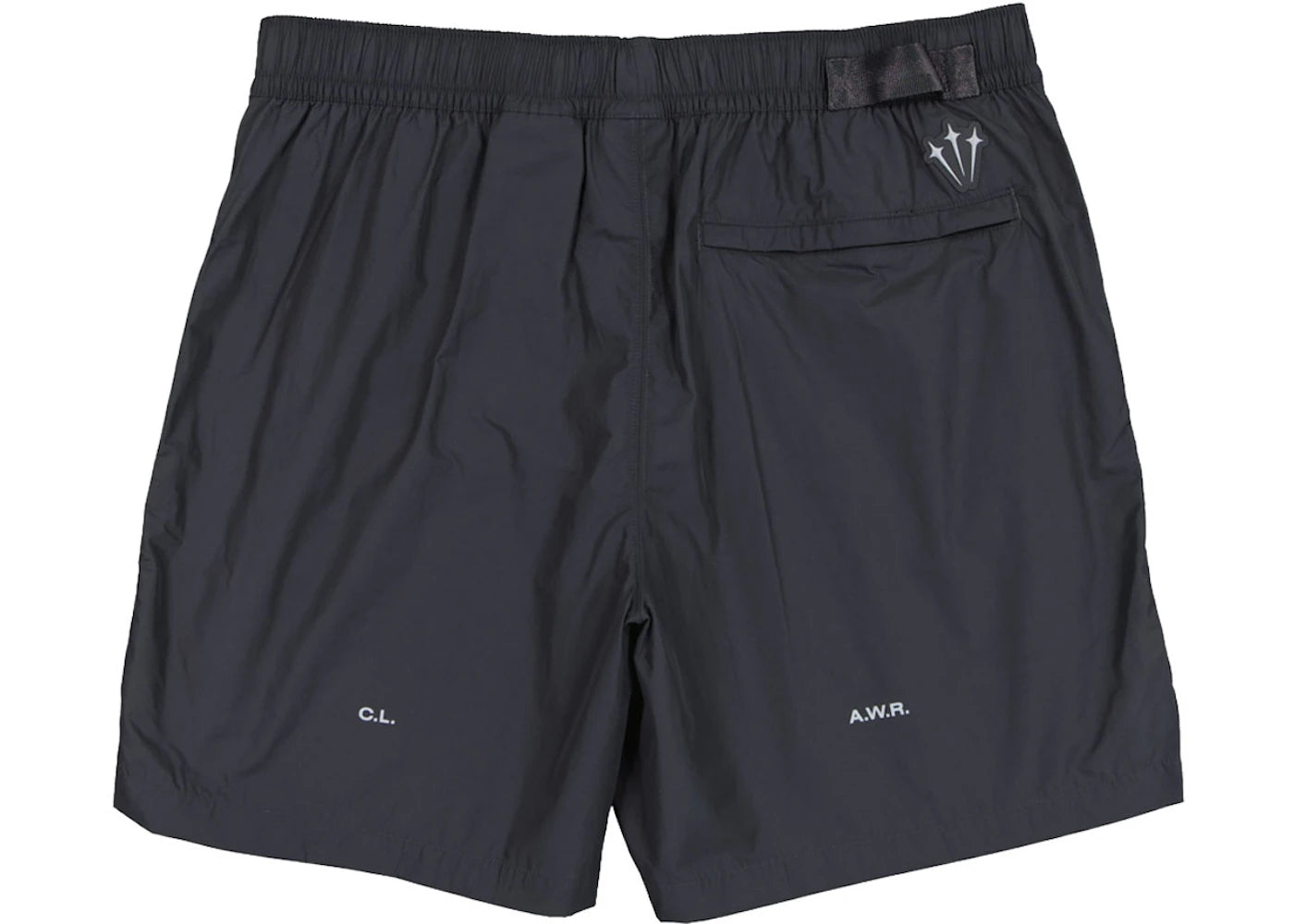 Nike x Drake NOCTA Cardinal Stock Nylon Shorts Anthracite - vue secondaire A