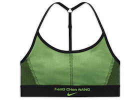 Nike x Feng Chen Wang Women's Pro Bra Green/Black - vue 360