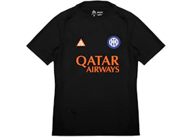 Nike x Inter Milan ACG Dri-FIT Soccer Pre-Match Tee Black/Safety Orange - vue 360