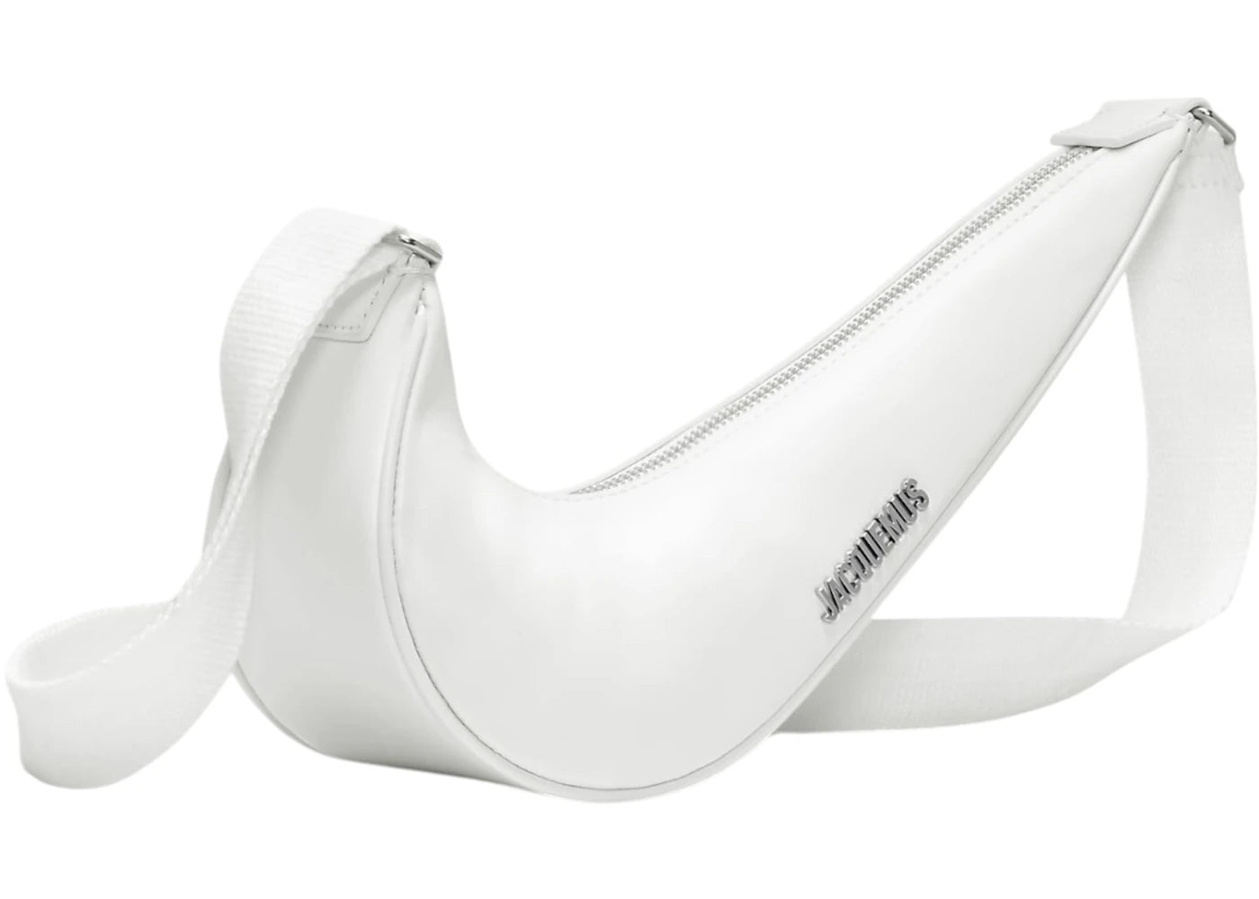 Nike x Jacquemus Le Swoosh Crossbody Bag White/White/Shiny Silver
