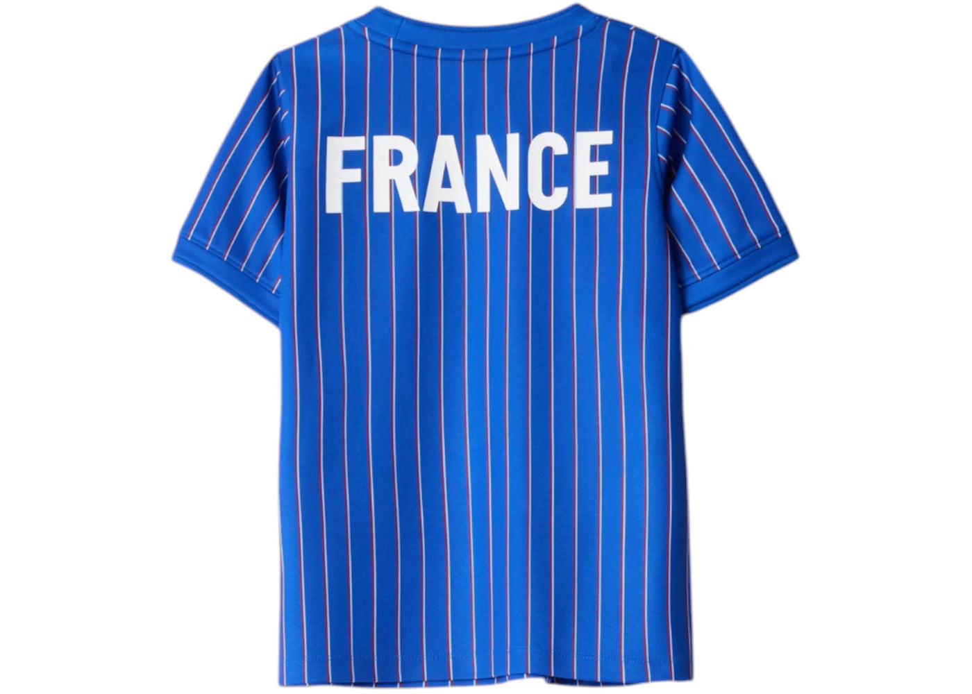 Nike x Jacquemus x France Kids Pre Match Jersey Blue Stripe - vue secondaire A