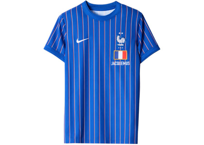 Nike x Jacquemus x France Women Pre Match Jersey Blue Stripe - authentic Nike apparel