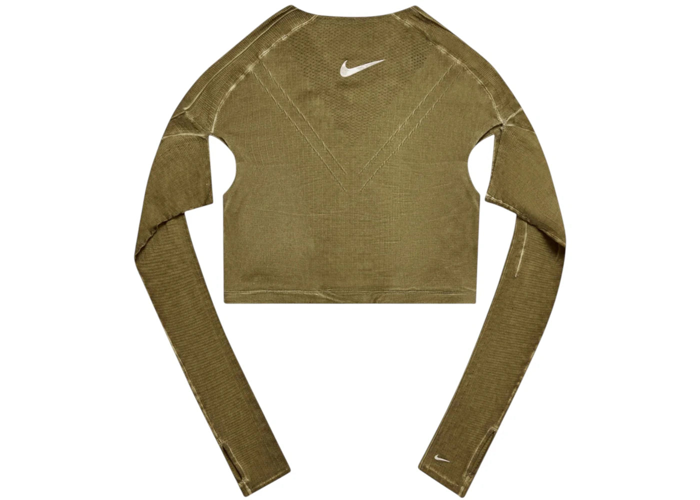 Nike x KNWLS Women's Ghost Top Olive Flak - vue secondaire B