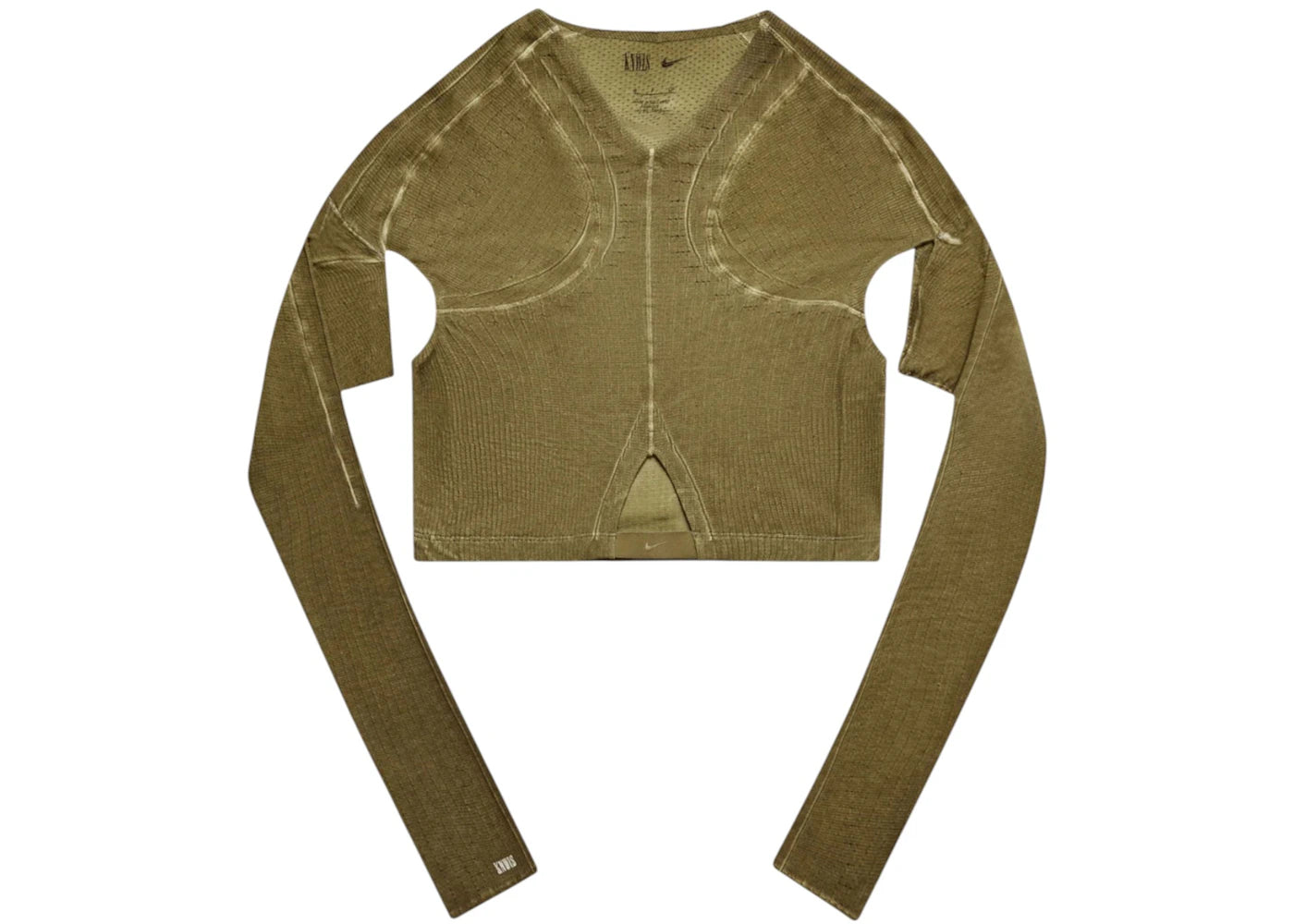 Nike x KNWLS Women's Ghost Top Olive Flak - vue secondaire A