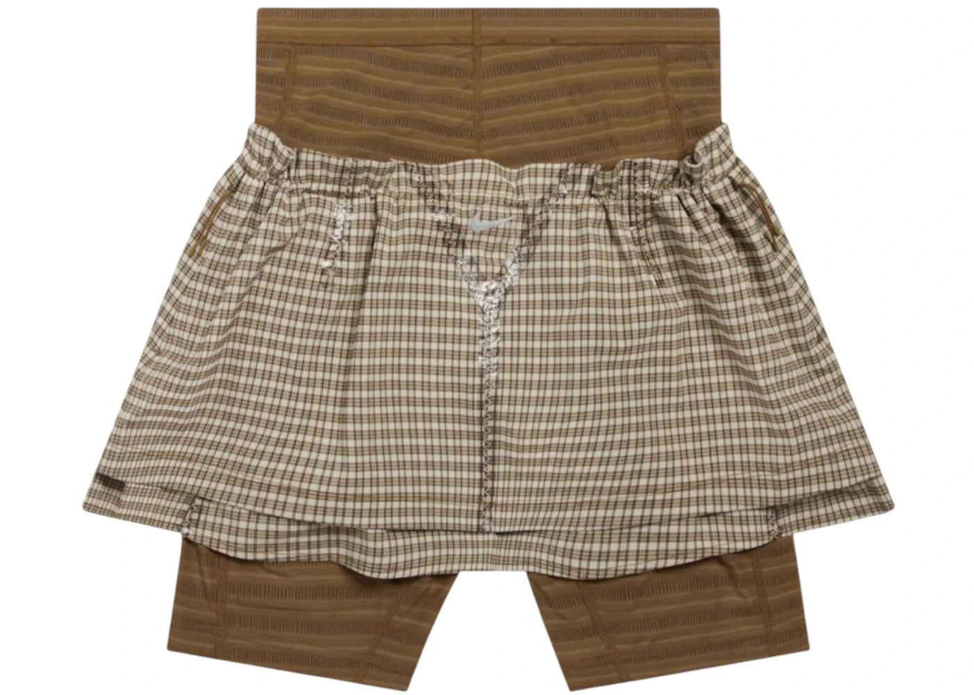 Nike x KNWLS Women's Joan Skirt Yukon Brown/Rattan - vue secondaire A