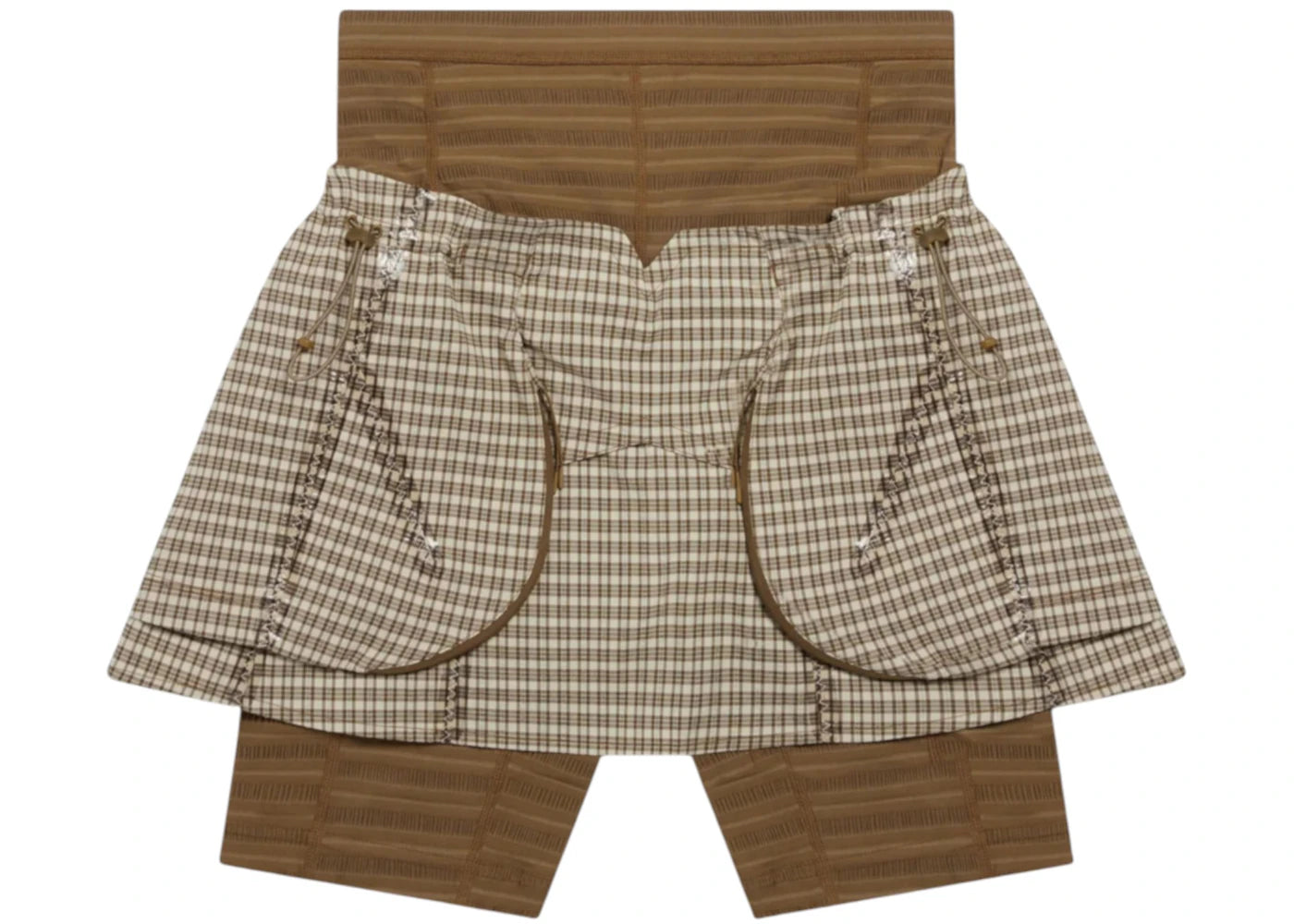 Nike x KNWLS Women's Joan Skirt Yukon Brown/Rattan - vue 360