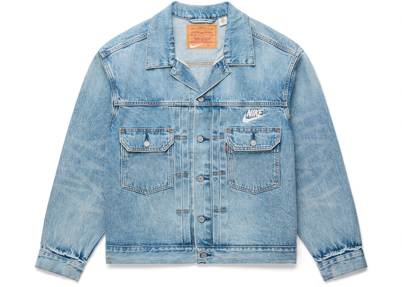 Nike x Levi's Trucker Jacket Denim - vue secondaire A