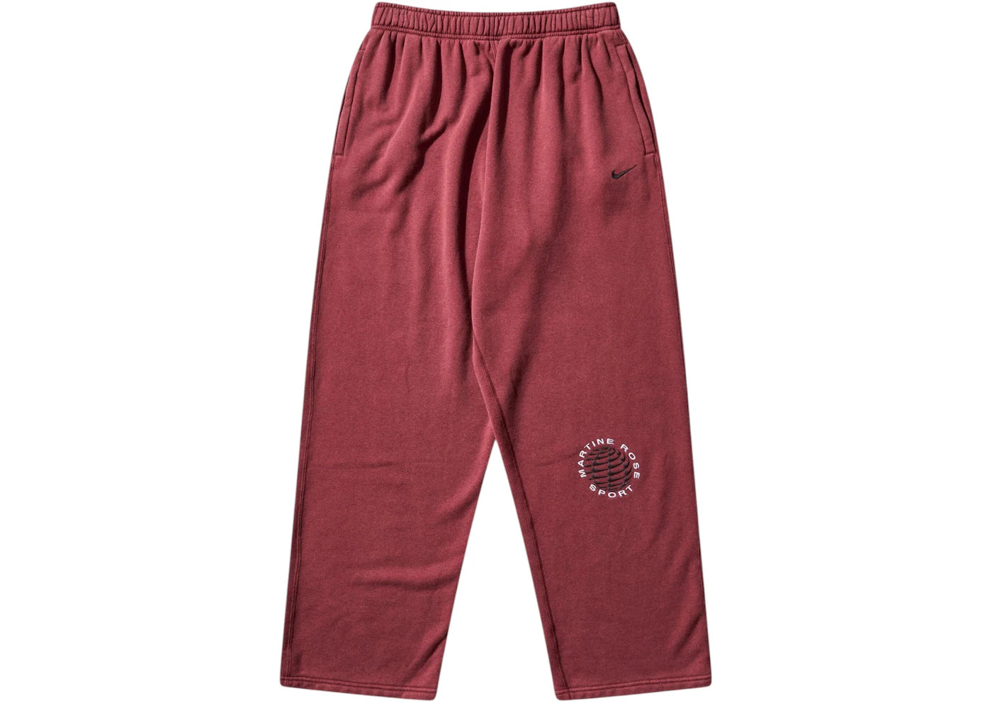 Nike x Martine Rose Fleece Pants Team Crimson Red - vue secondaire A
