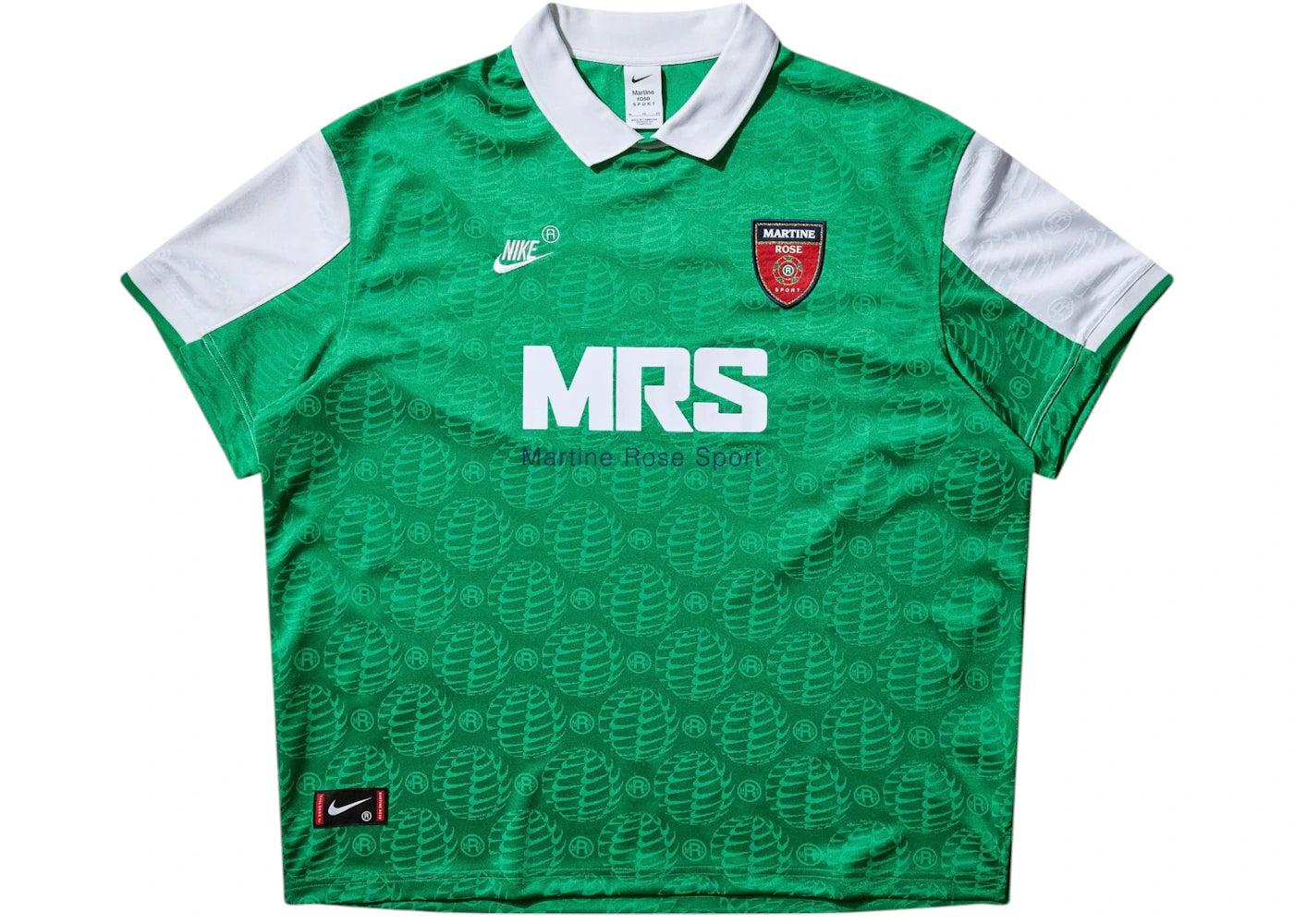 Nike x Martine Rose Football Jersey Lucky Green - vue 360