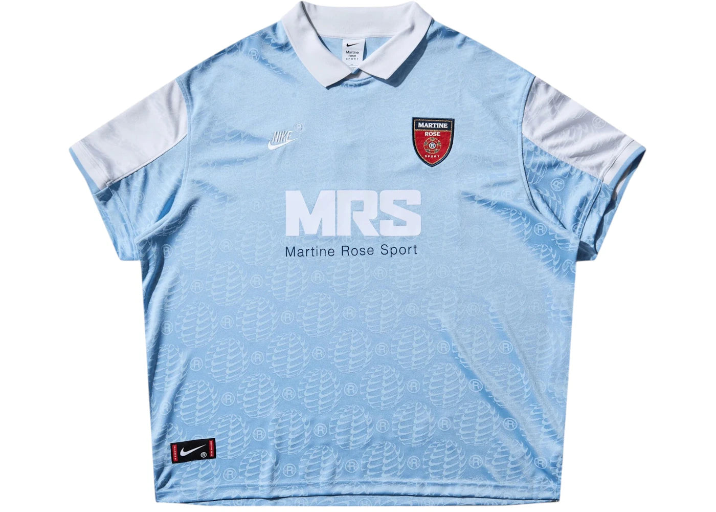 Nike x Martine Rose Football Jersey Psychic Blue - vue secondaire A