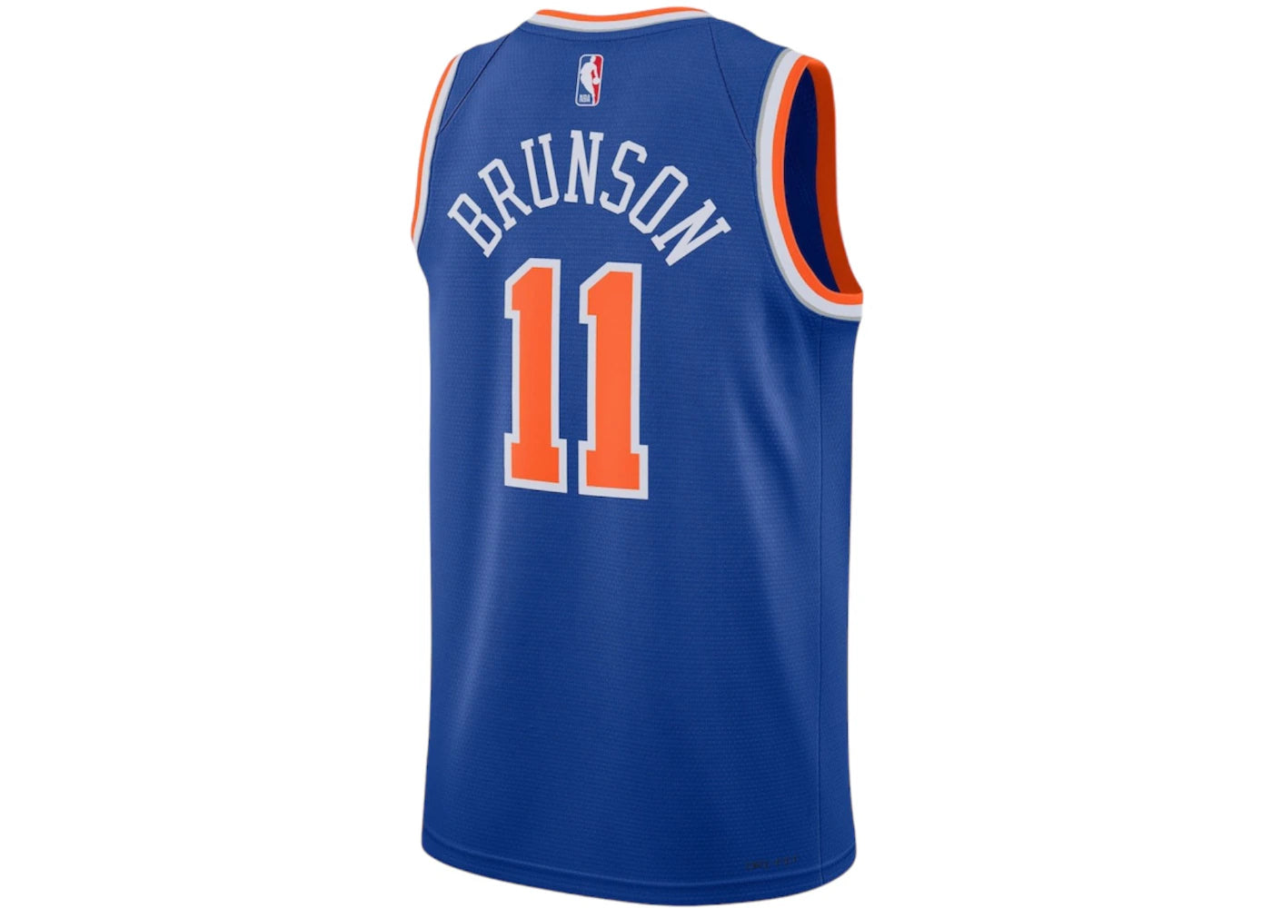 Nike x NBA New York Knicks Jalen Brunson Icon Edition Swingman Jersey Blue - vue secondaire A