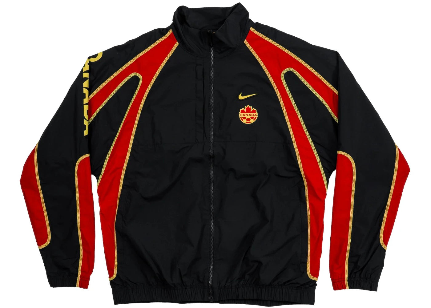 Nike x NOCTA Canada X2 World Cup 2026 Soccer O-Can Northstar Nylon Track Jacket Black - vue 360