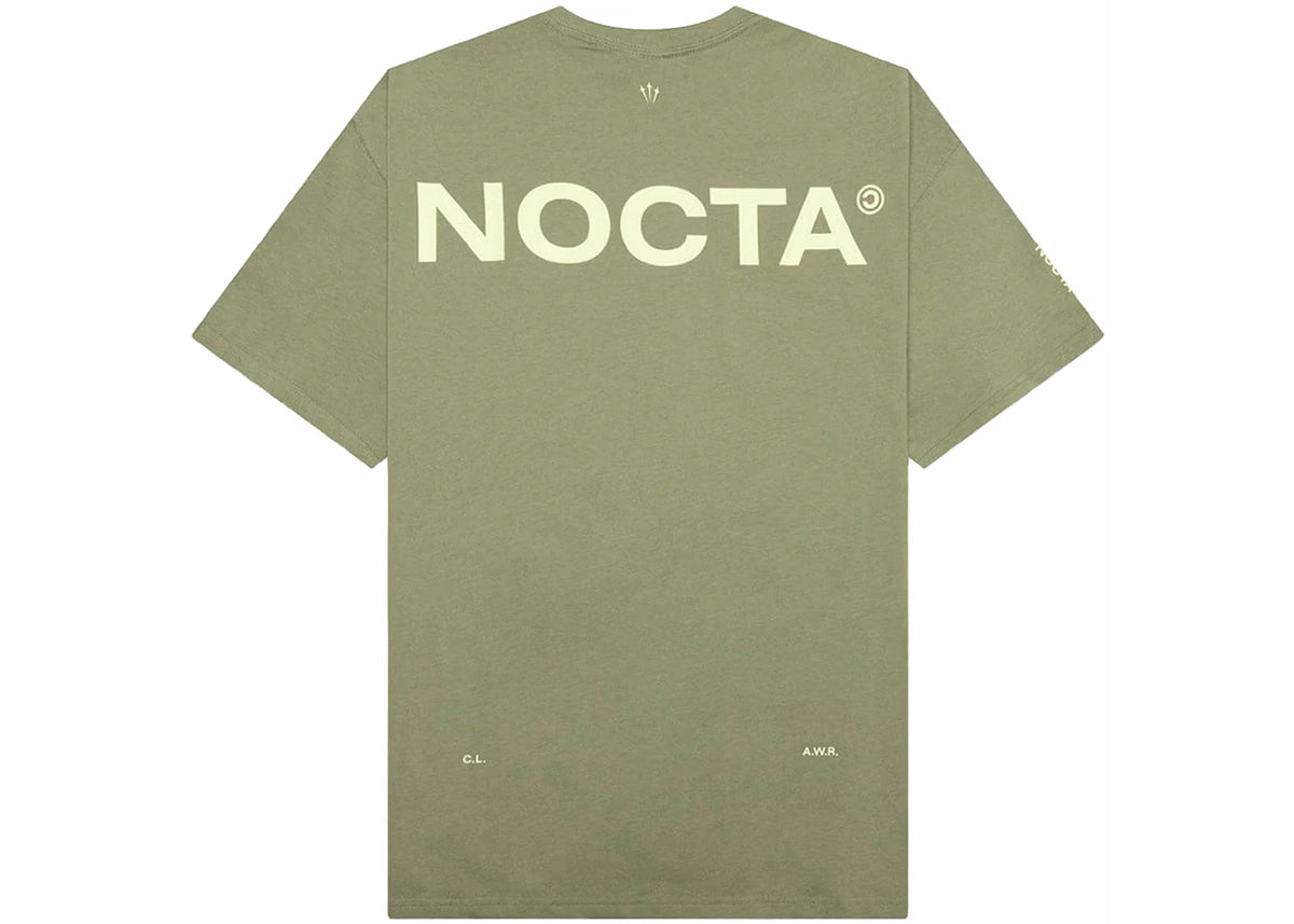 Nike x NOCTA NRG Big Body CS Tee Oil Green/Light Liquid Lime - vue secondaire A