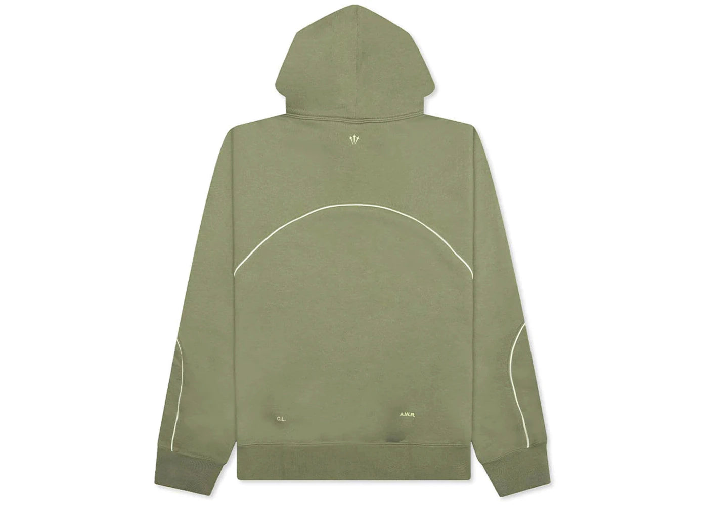 Nike x NOCTA NRG Fleece CS Hoodie Oil Green/Light Liquid Lime - vue secondaire B