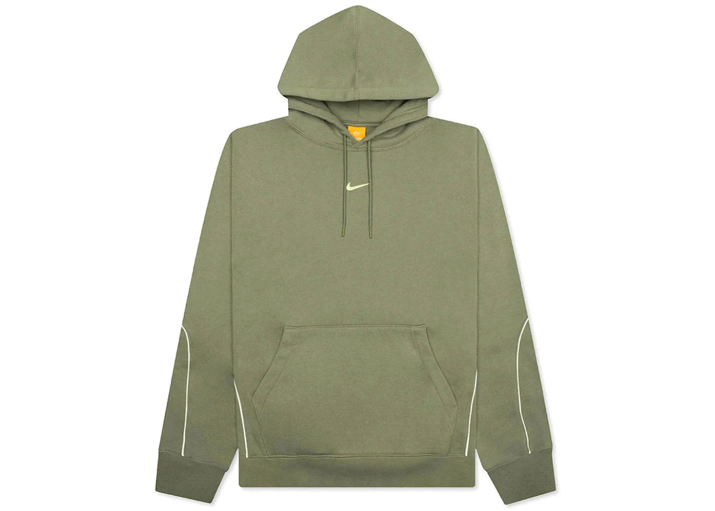 Nike x NOCTA NRG Fleece CS Hoodie Oil Green/Light Liquid Lime - vue secondaire A