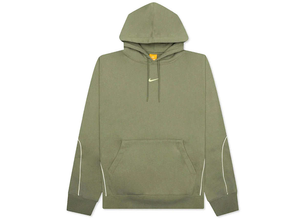 Nike x NOCTA NRG Fleece CS Hoodie Oil Green/Light Liquid Lime - vue 360