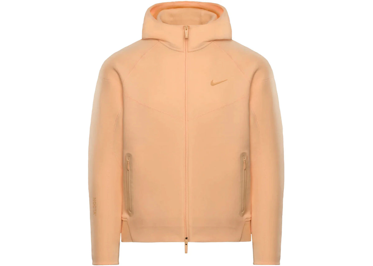 Nike x NOCTA NRG Tech Fleece Full Zip Hoodie Ice Peach - vue 360