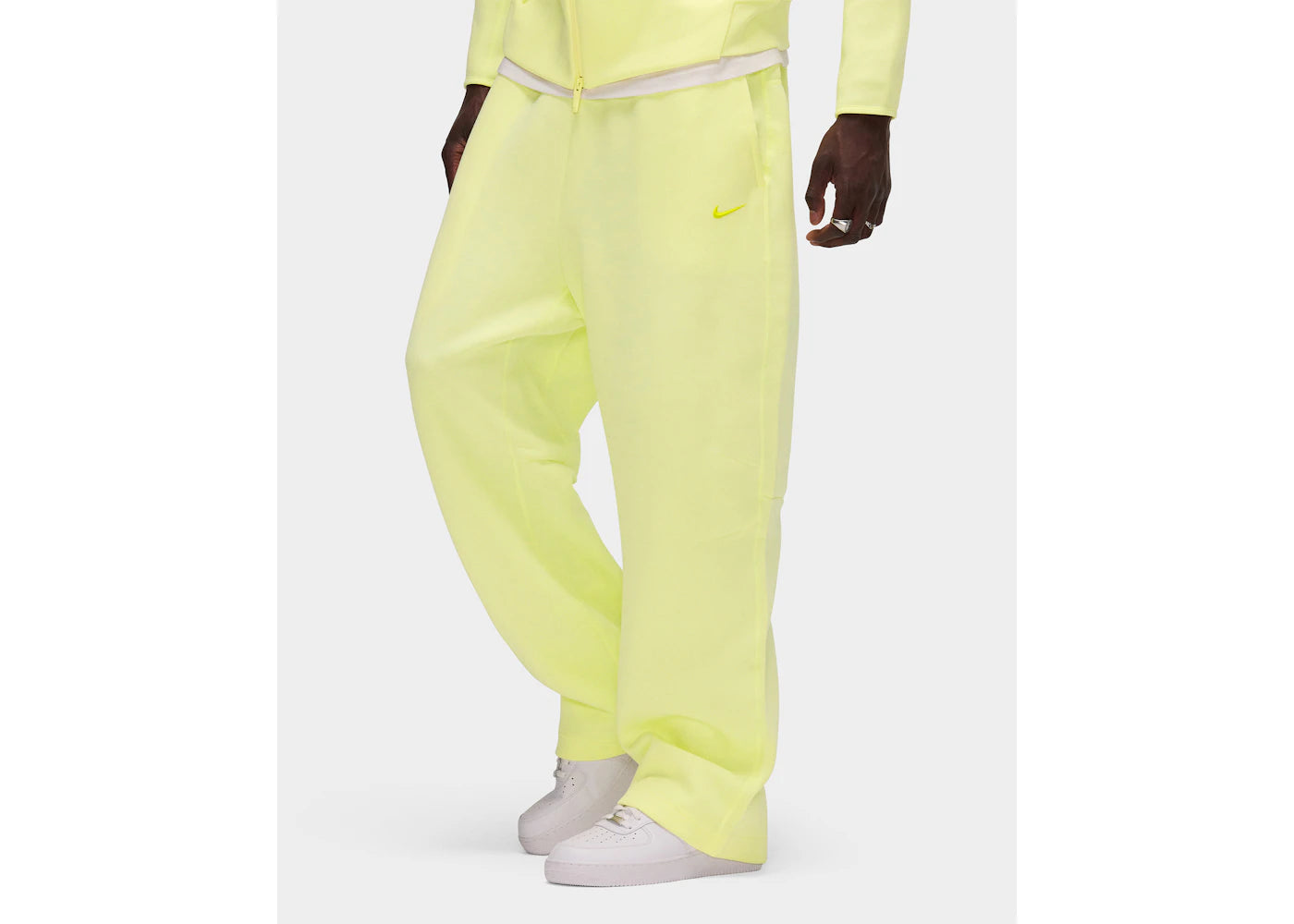 Nike x NOCTA NRG Tech Fleece Open Hem Pants Citron Tint/Vivid Sulfur