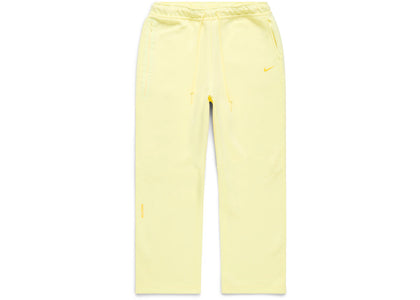 Nike x NOCTA NRG Tech Fleece Open Hem Pants Citron Tint/Vivid Sulfur - authentic Nike apparel