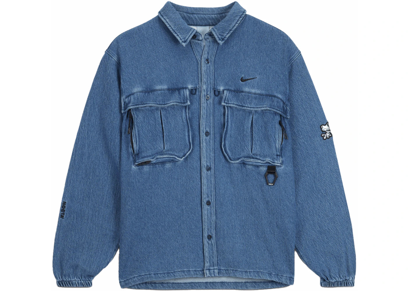 Nike x NOCTA Opal Lily Pad Denim Shirt Blue Denim - vue secondaire A