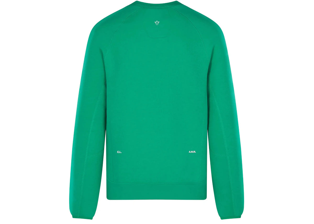 Nike x NOCTA Tech Fleece Crew Stadium Green/Sail - vue secondaire B