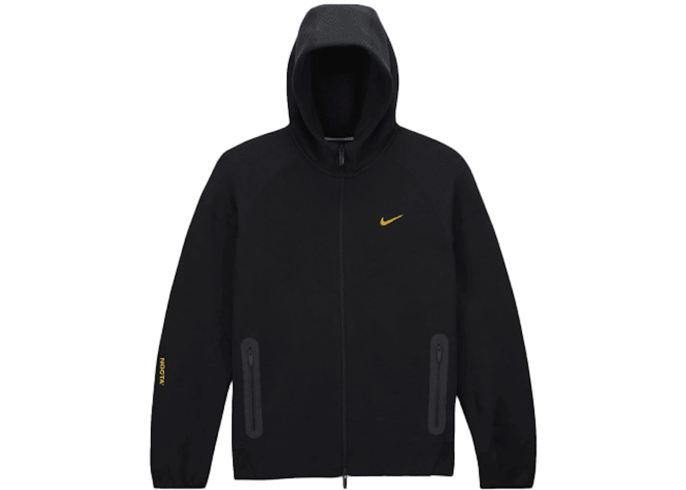 Nike x NOCTA Tech Fleece Hoodie Black - vue 360