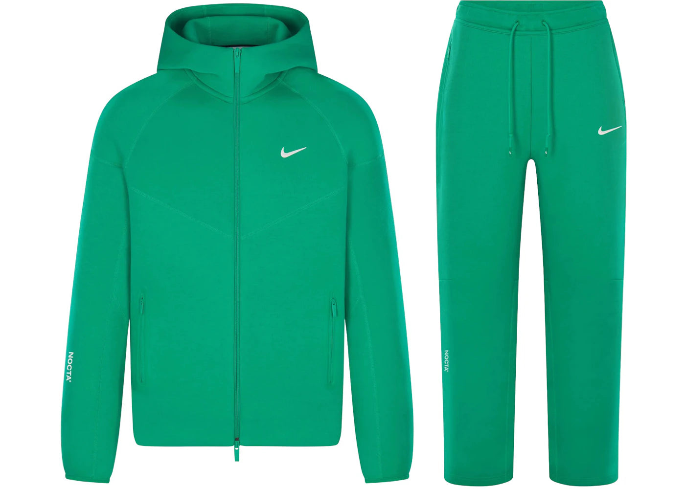 Nike x NOCTA Tech Fleece Hoodie & Joggers Set Stadium Green/Sail - vue secondaire A