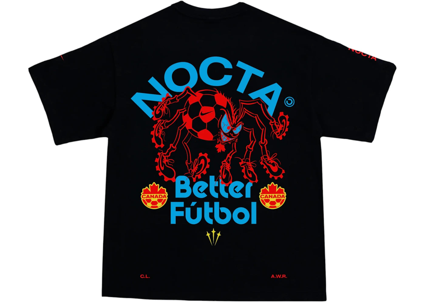 Nike x NOCTA x Better Gift Shop Better Futbol T-shirt Black - vue secondaire A
