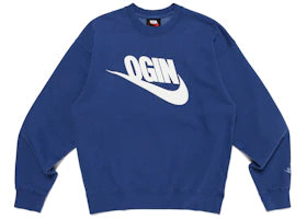 Nike x Nigo NRG Fleece Crew Sweatshirt (Asia Exclusive) Navy