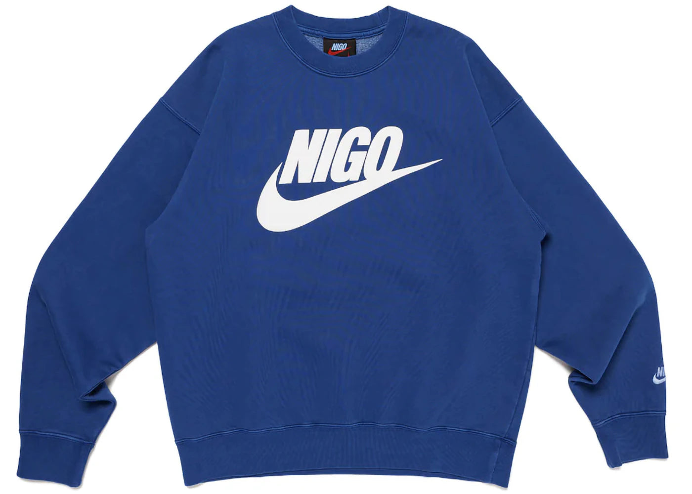 Nike x Nigo NRG Fleece Crew Sweatshirt Navy - vue secondaire A