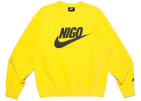 Nike x Nigo NRG Fleece Crew Sweatshirt Yellow
