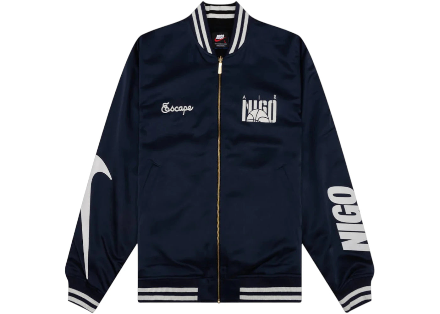 Nike x Nigo Souvenir Jacket Midnight Navy/Black - vue secondaire A