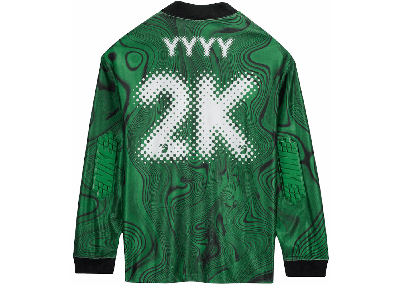 Nike x Off-White Allover Print Jersey (Asia Sizing) Kelly Green - vue secondaire B