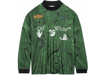 Nike x Off-White Allover Print Jersey Kelly Green - authentic Nike apparel