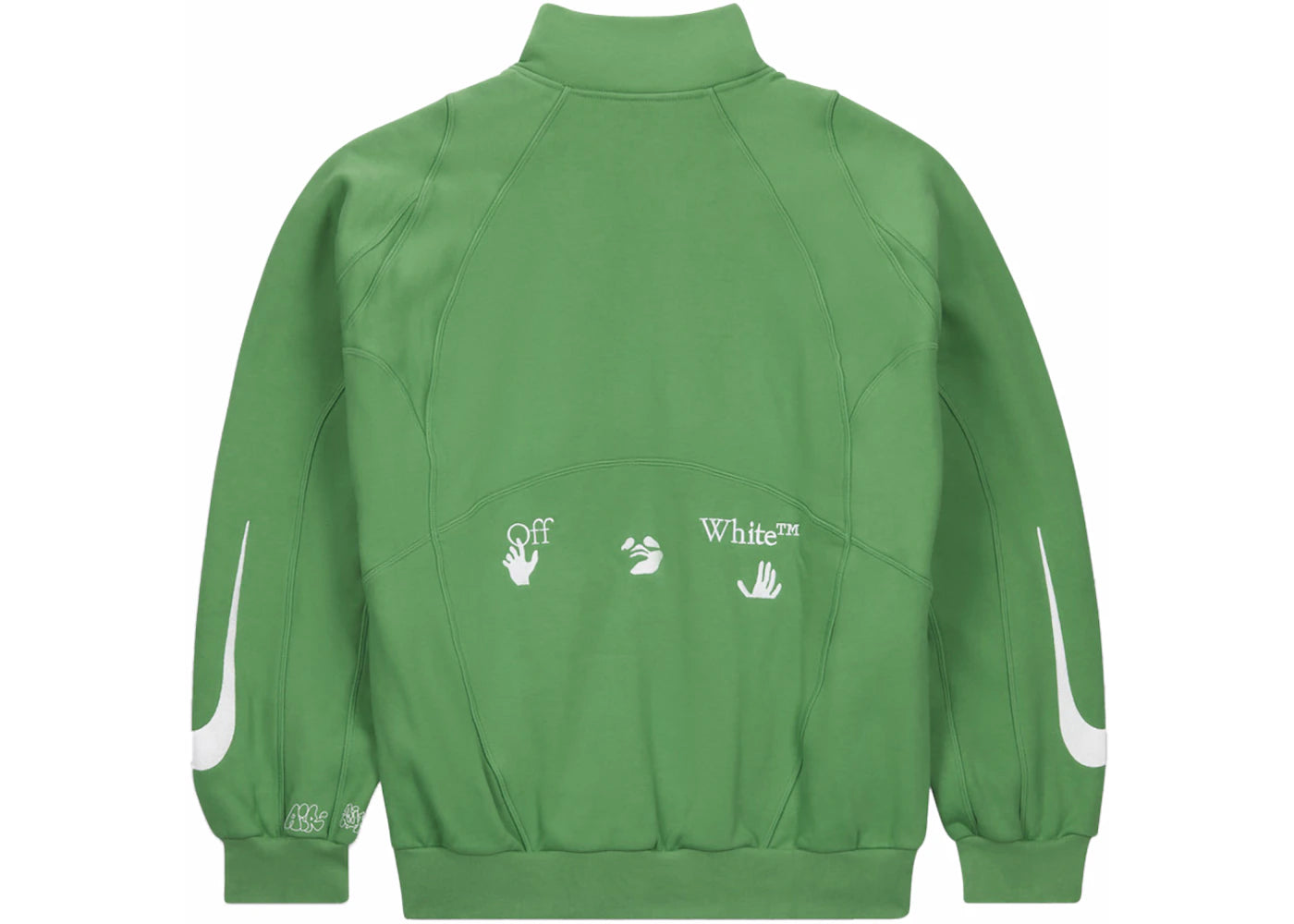 Nike x Off-White MC Track Jacket Kelly Green - vue secondaire B