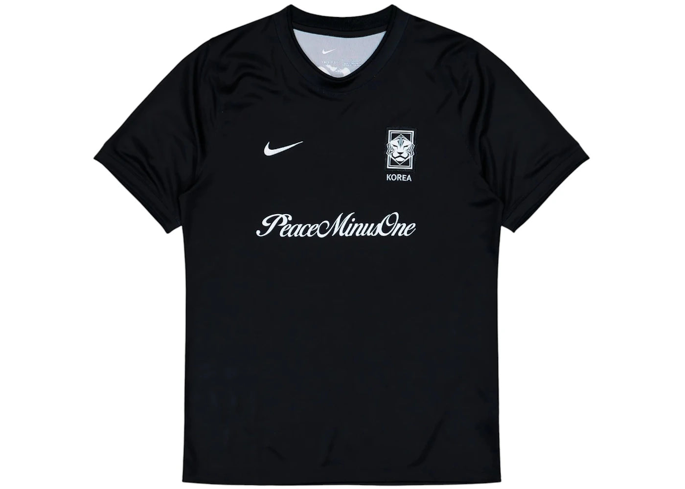 Nike x PEACEMINUSONE Korea KFA Academy Pro Football Top Black - vue 360