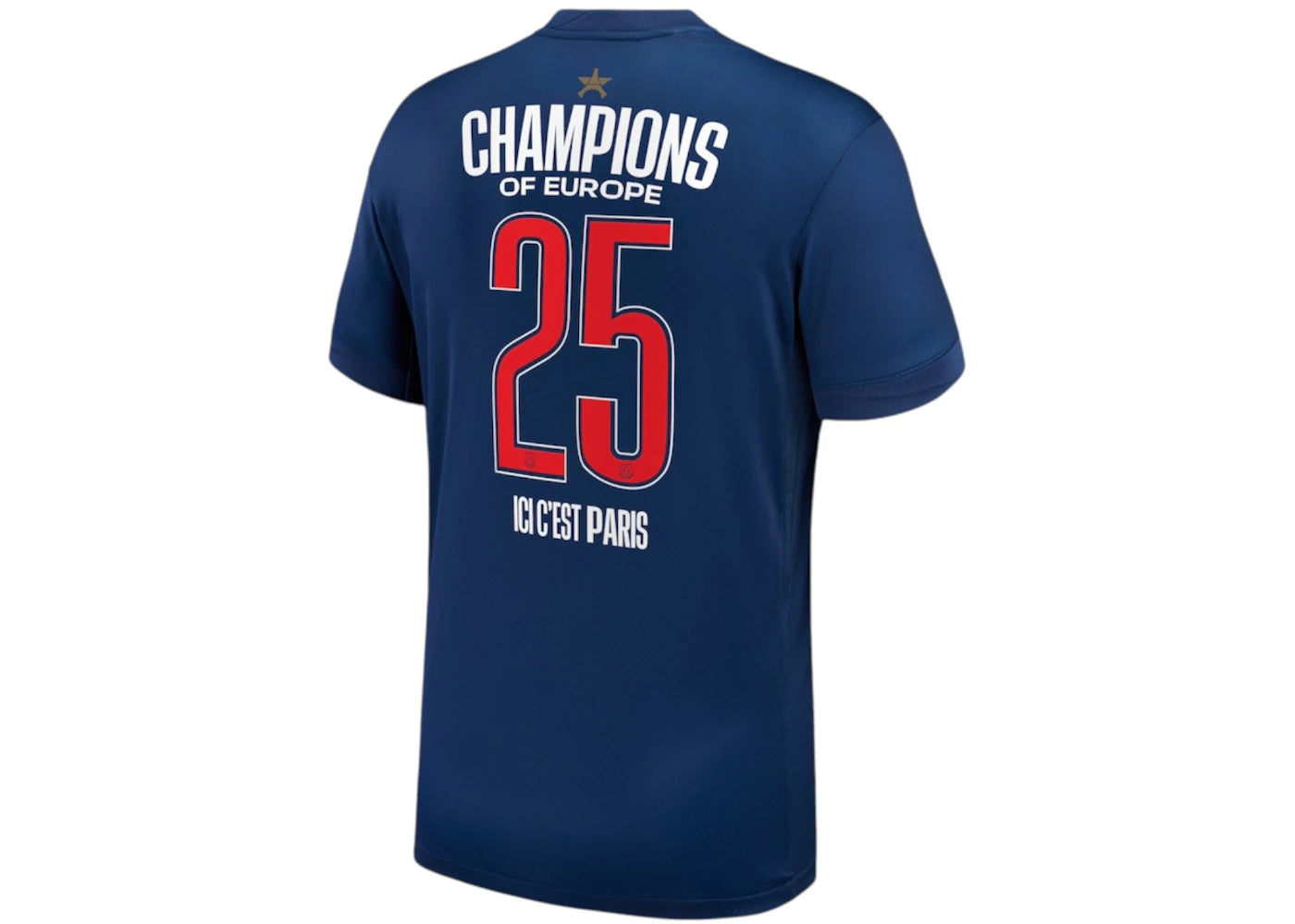 Nike x PSG Champions of Europe 2025 Home Stadium Jersey Blue - vue secondaire B