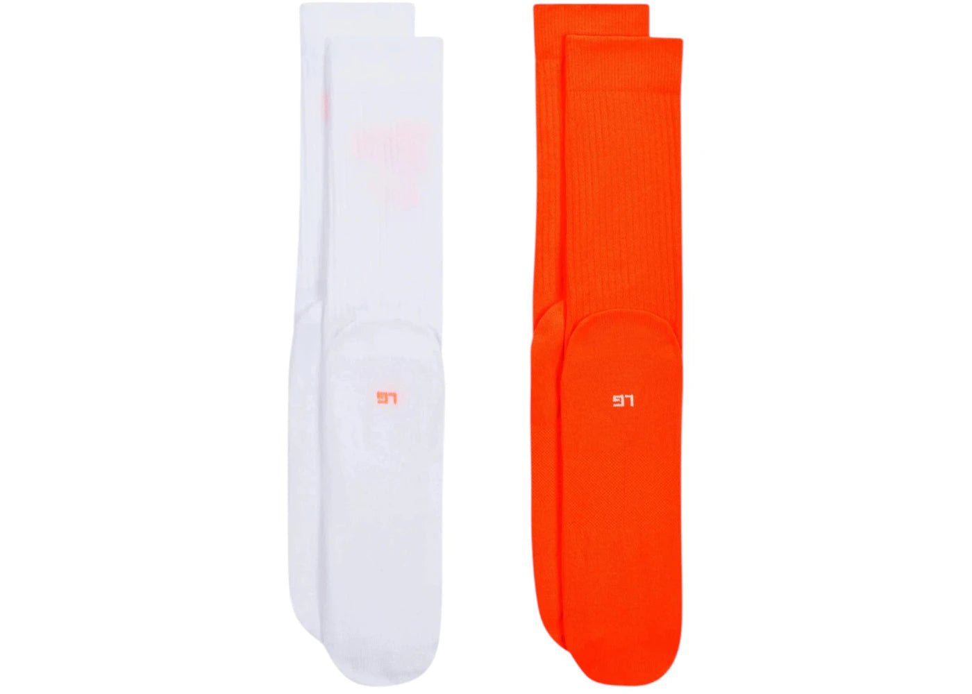 Nike x Patta KNVB Crew 2 Pack Socks White/Orange - vue secondaire B