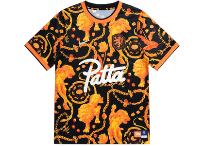 Nike x Patta x Netherlands KNVB Pre Match Jersey Orange - authentic Nike apparel