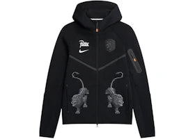Nike x Patta x Netherlands KNVB Tech Fleece Zip Windrunner Hoodie Black
