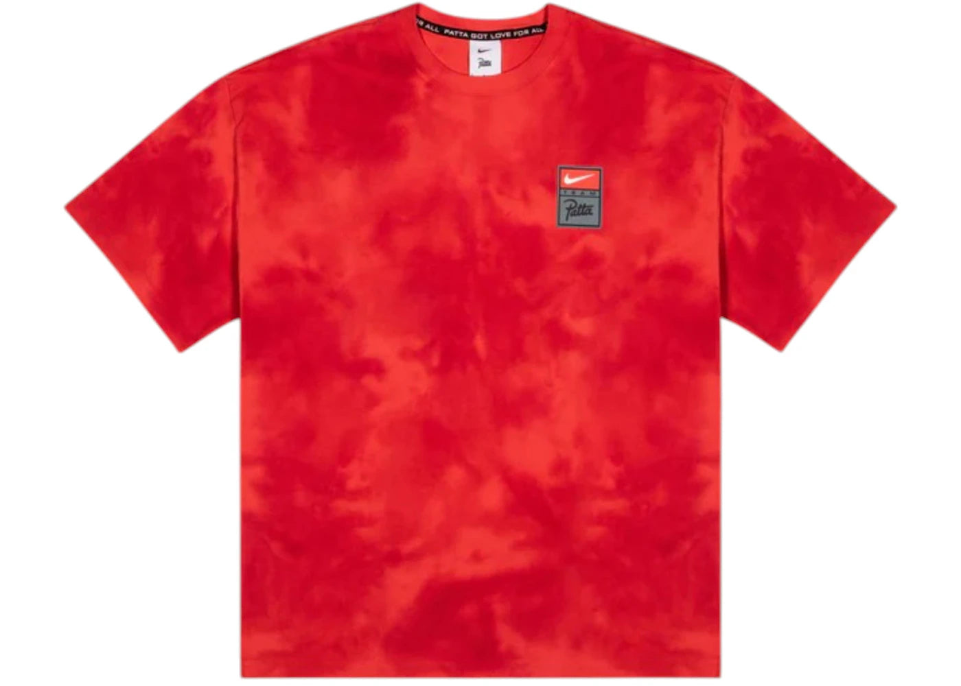 Nike x Patta NRG GX Washed T-shirt Rush Red/University Red/Gym Red - vue secondaire A
