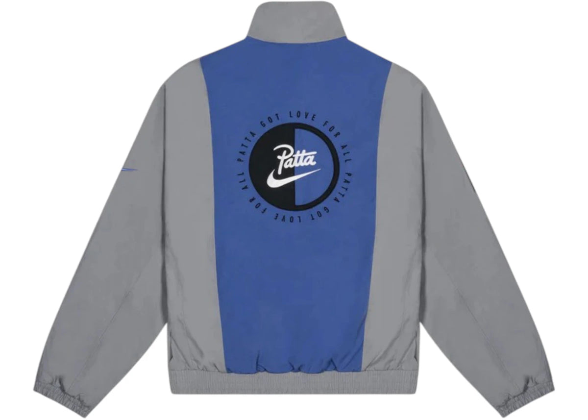 Nike x Patta NRG Track Jacket Particle Grey/Sapphire - vue secondaire B