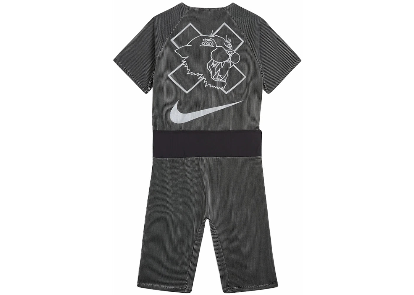 Nike x Patta Running Team Race Suit Black/Grey - vue secondaire B