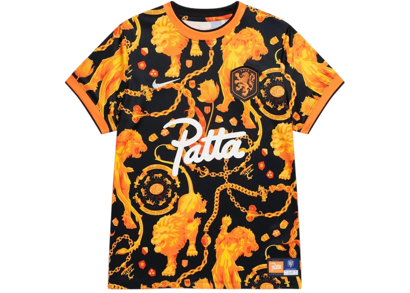 Nike x Patta Womens KNVB Pre Match Jersey Orange - vue secondaire A