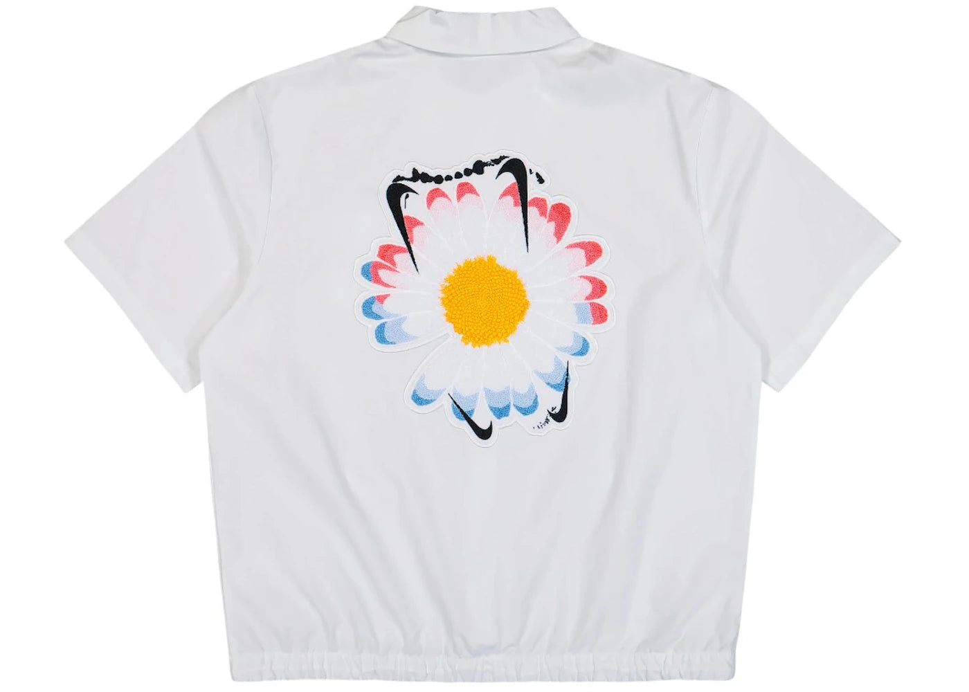 Nike x PEACEMINUSONE Korea Club SS Venice Top White - vue secondaire B