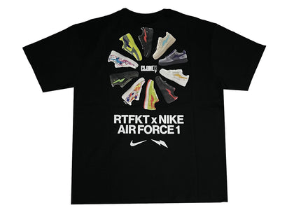 Nike x RTFKT Air Force 1 T-shirt Black - authentic Nike apparel