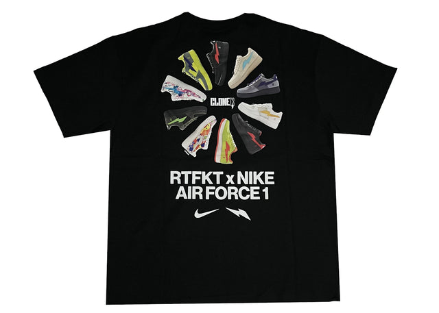 Nike x RTFKT Air Force 1 T-shirt Black