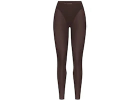 Nike x SKIMS Women's Weightless Layers V-Line 26" Legging Dark Roast - vue 360